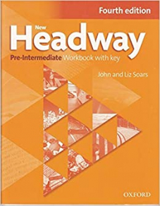 New Headway 4th Edition Pre-Intermediate A2-B1 Workbook with Key